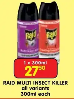 Shoprite Raid Multi Insect Killer offer