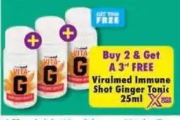 Shoprite Viralmed Immune Shot Ginger Tonic offer