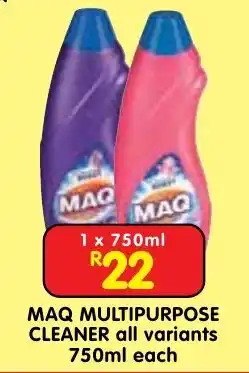 Shoprite MAQ MULTIPURPOSE CLEANER offer