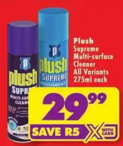 Shoprite Plush Supreme Multi-surface Cleaner offer