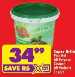 Shoprite Super Brite Pine Gel All Purpose Cleaner offer