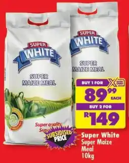 Shoprite Super White Super Maize Meal offer