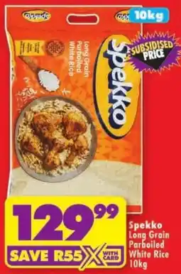 Shoprite Spekko Long Grain Parboiled White Rice offer