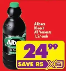Shoprite Albex Bleach All Variants offer