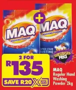 Shoprite MAQ Washing Powder offer