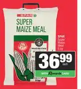 Spar Spar Super Maize Meal-5Kg offer