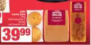 Spar Spar Country Value Pack Half Swiss Roll, 2 Scones & Queenie Loaf offer