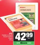Spar Spar Cheddar Or Gouda Vacuum Packed Cheese-240g offer