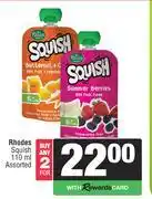 Spar Rhodes Squish Assorted-For 2 x 110ml offer