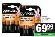 Spar Duracell Plus Batteries AA Or AAA-4s Per Pack offer