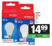 Spar Eurolux Globe A60 9W LED B22 Or E27-Each offer