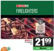 Spar Spar Firelighters-12s Per Pack offer
