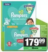 Spar Pampers Active Baby Nappies Value Pack Or Pants Value Pack Assorted-Per Pack offer