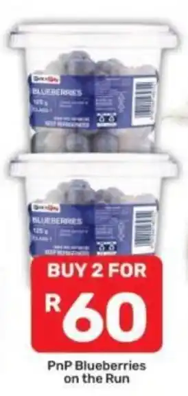 Pick n Pay PnP Blueberries on the Run offer