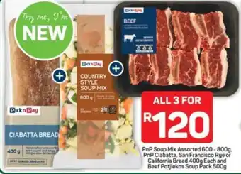 Pick n Pay PnP Soup Mix Assorted offer