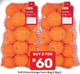 Pick n Pay PnP Citrus Orange Carry Bag offer