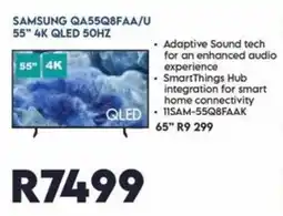 Sounds Great Samsung 55" 4K QLED 50HZ offer