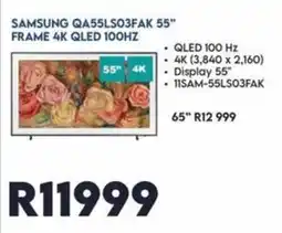 Sounds Great Samsung 55" Frame 4K QLED 100Hz offer
