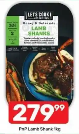 Pick n Pay LET'S COOK Honey & Balsamic LAMB SHANKS offer