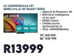 Sounds Great LG QNED 65" 4K UHD offer