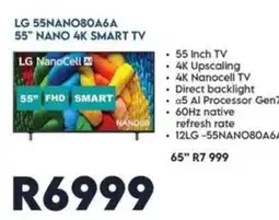Sounds Great LG 55" NANO 4K SMART TV offer