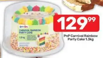 Pick n Pay PnP Carnival Rainbow Party Cake offer