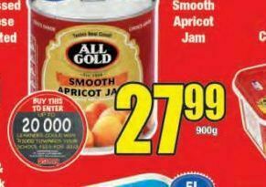 Boxer All gold apricot jam offer