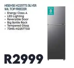 Sounds Great HISENSE H225TTS SILVER 16IL TOP FREEZER offer