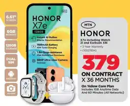HiFi Corp Honor X7e including Watch 2i and Earbuds X8i offer