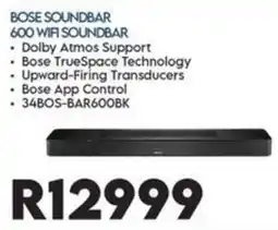 Sounds Great Bose Soundbar 600 WiFi Soundbar offer