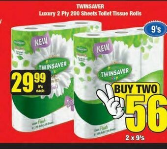 Boxer Twinsaver toilet paper 2 offer