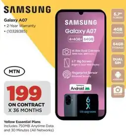 HiFi Corp SAMSUNG Galaxy A07 offer