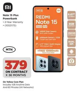HiFi Corp REDMI Note 15 offer