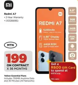 HiFi Corp Redmi A7 offer