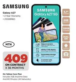 HiFi Corp SAMSUNG Galaxy A27 5G offer