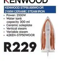 Sounds Great KENWOOD 2100W CERAMIC STEAM IRON offer