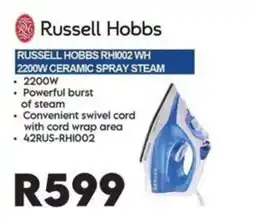 Sounds Great Russell Hobbs 2200W Ceramic Spray Steam Iron offer