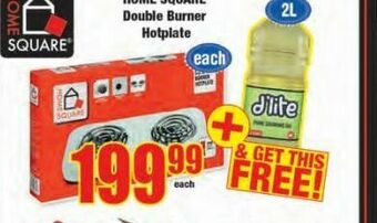 Boxer Home square hotplate offer