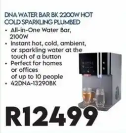 Sounds Great DNA WATER BAR BK 2200W HOT COLD SPARKLING PLUMBED offer