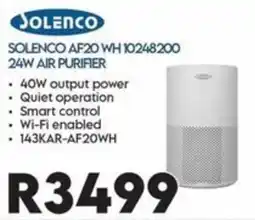 Sounds Great SOLENC0 AF20 WH 10248200 24W AIR PURIFIER offer