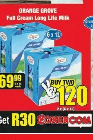 Boxer Orange grove milk 2 offer