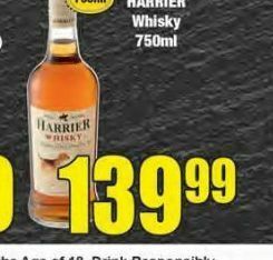 Boxer Harrier whiskey offer
