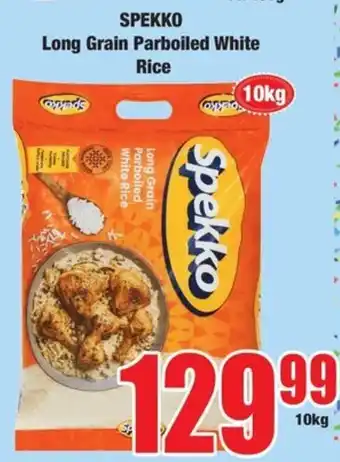 Boxer Spekko Long Grain Parboiled White Rice offer
