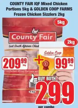 Boxer County Fair IQF Mixed Chicken Portions offer