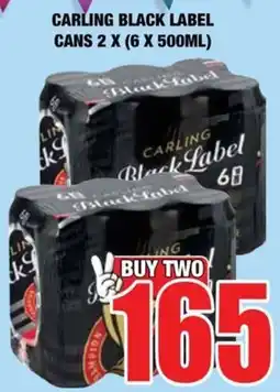 Boxer Liquors Carling Black Label offer