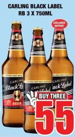 Boxer Liquors Carling Black Label offer