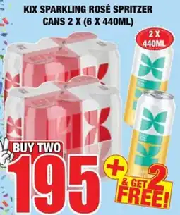 Boxer Liquors KIX Sparkling Rosé Spritzer offer