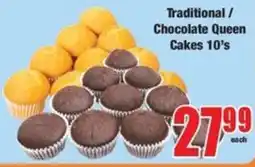 Boxer Traditional / Chocolate Queen Cakes 10's offer