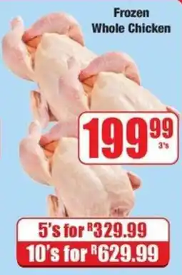 Boxer Frozen Whole Chicken offer