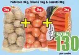 Boxer Potatoes, Onions & Carrots offer